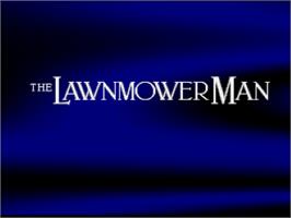 Title screen of The Lawnmower Man on the Nintendo SNES.