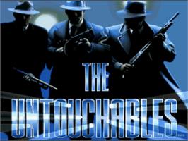 Title screen of Untouchables, The on the Nintendo SNES.
