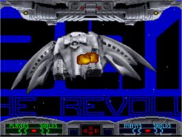 Title screen of War 3010 - The Revolution on the Nintendo SNES.