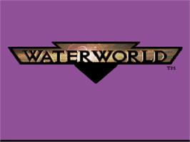 Title screen of Waterworld on the Nintendo SNES.