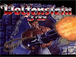 Title screen of Wolfenstein 3d on the Nintendo SNES.
