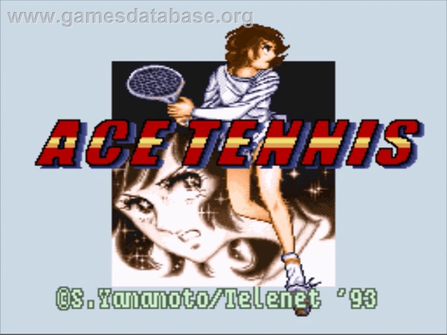 Ace o Nerae! - Nintendo SNES - Artwork - Title Screen