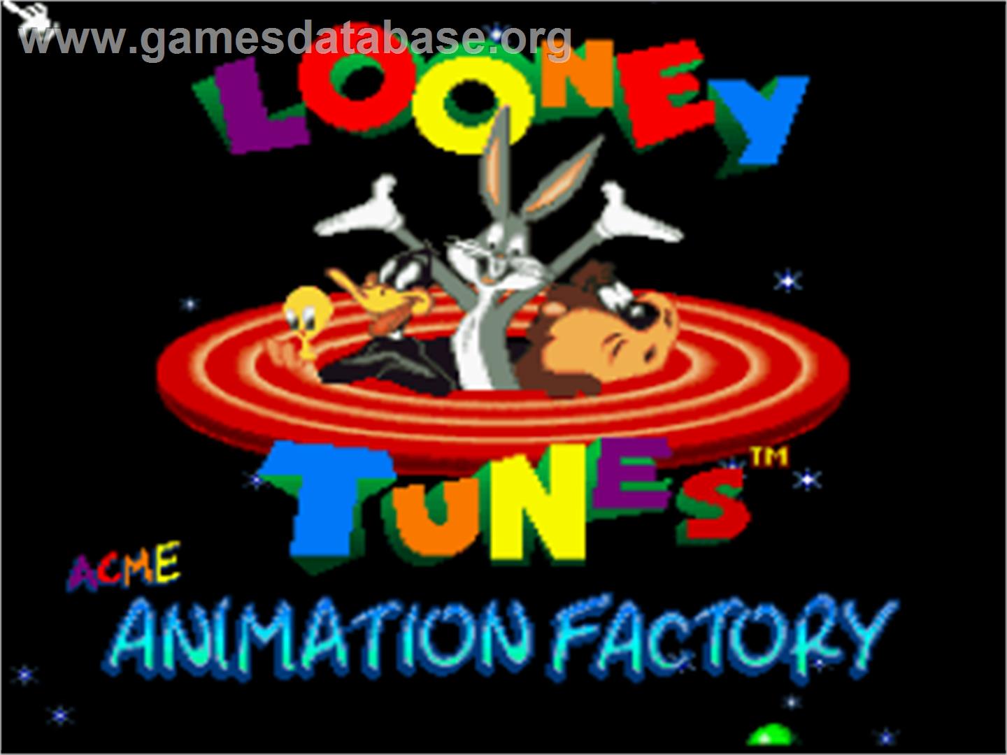 Acme Animation Factory - Nintendo SNES - Artwork - Title Screen