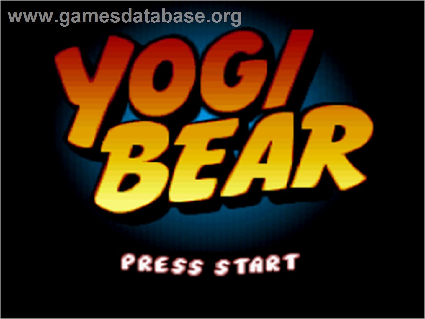 Adventures of Yogi Bear - Nintendo SNES - Artwork - Title Screen