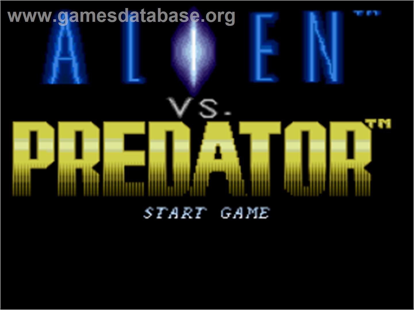 Alien Vs. Predator - Nintendo SNES - Artwork - Title Screen