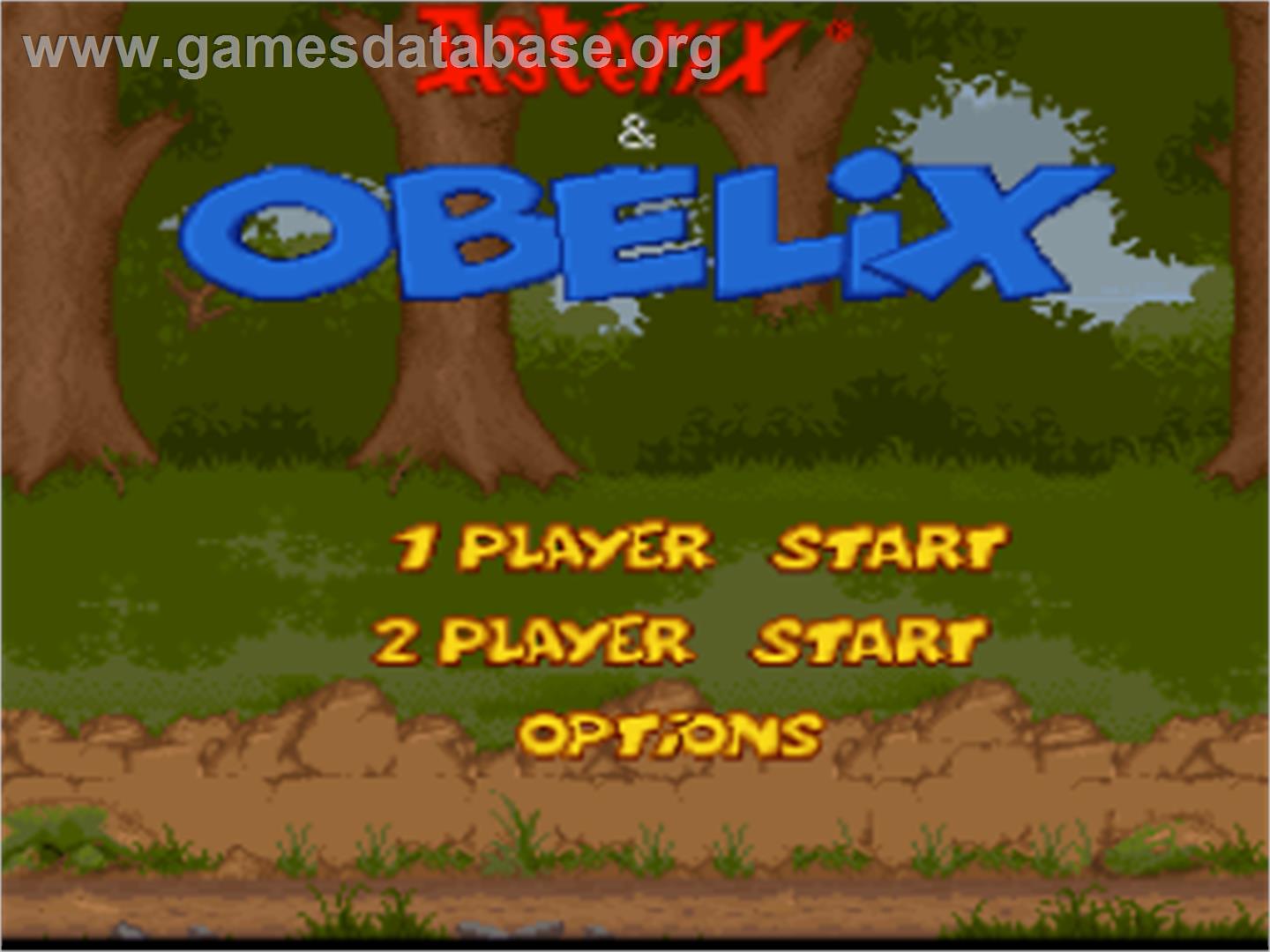 Astérix And Obélix - Nintendo SNES - Artwork - Title Screen