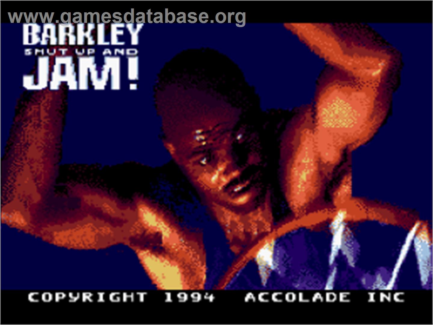 Barkley: Shut Up and Jam! - Nintendo SNES - Artwork - Title Screen