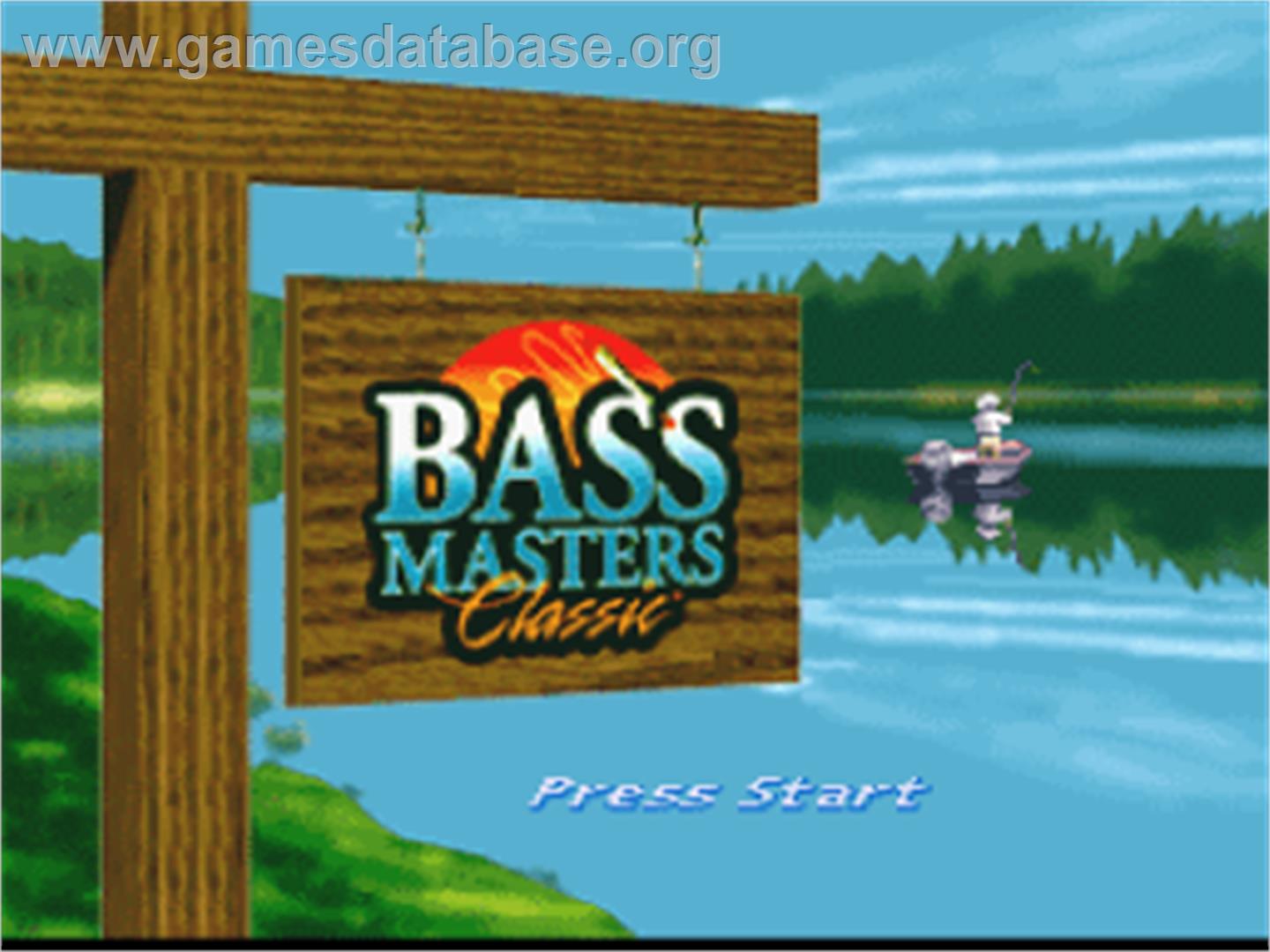 Bass Masters Classic - Nintendo SNES - Artwork - Title Screen