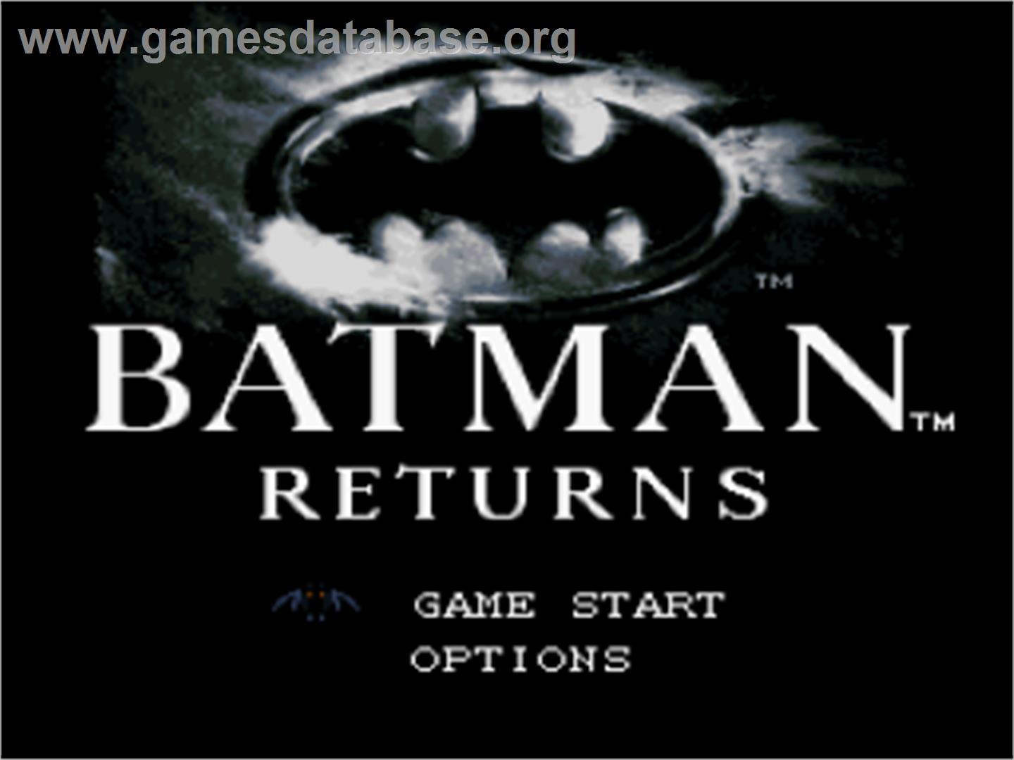 Batman Returns - Nintendo SNES - Artwork - Title Screen