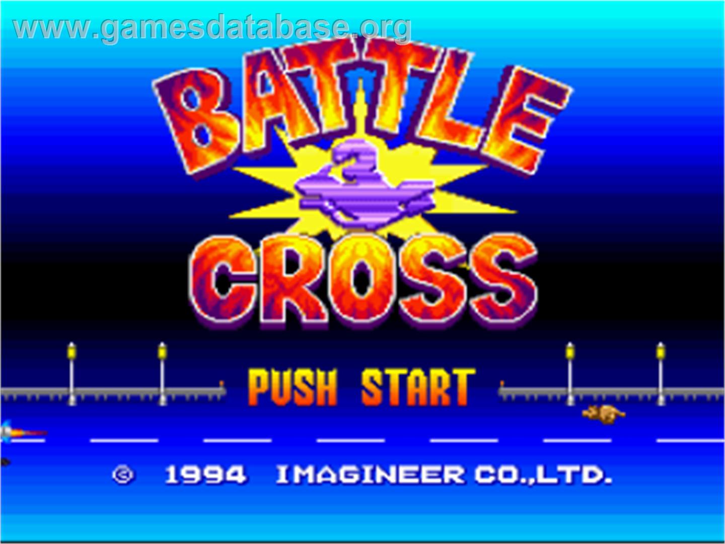 Battle Cross - Nintendo SNES - Artwork - Title Screen
