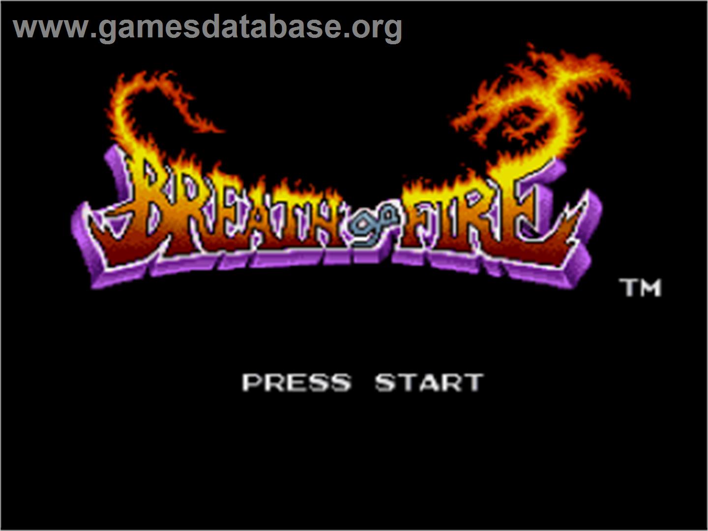 Breath of Fire - Nintendo SNES - Artwork - Title Screen