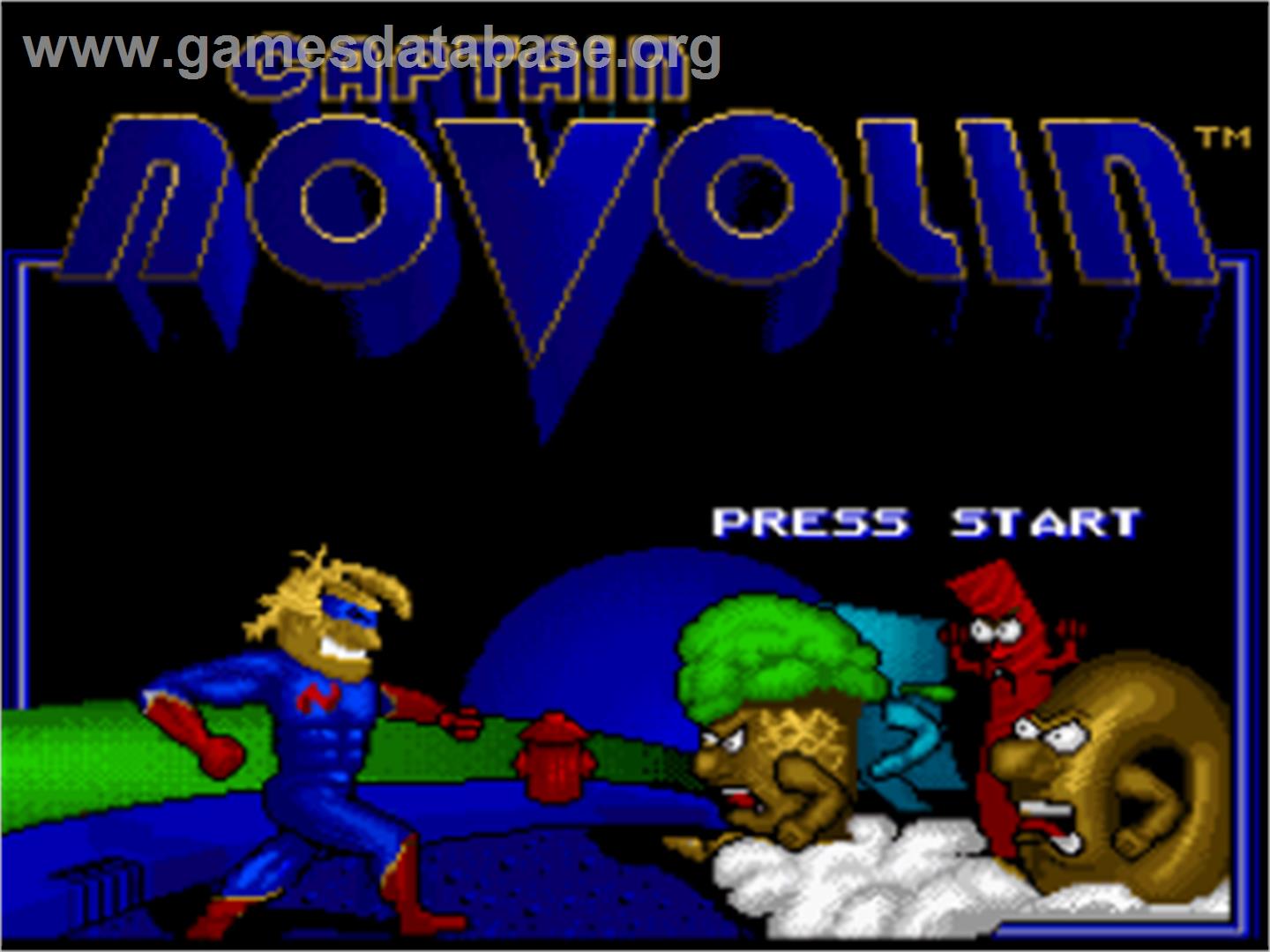 Captain Novolin - Nintendo SNES - Artwork - Title Screen