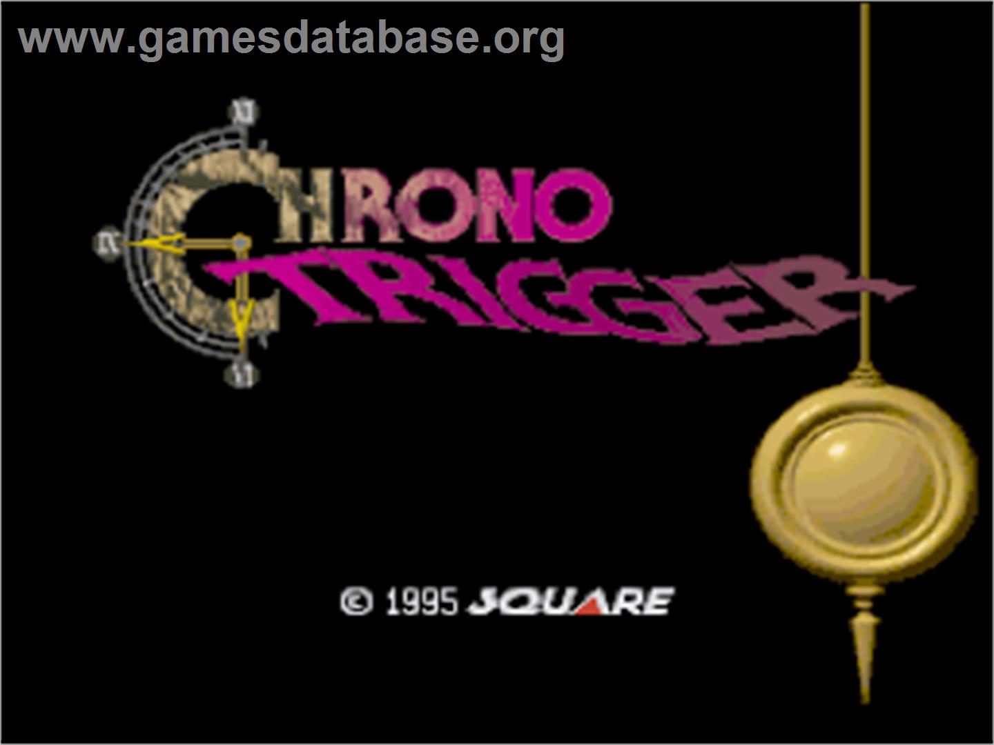 Chrono Trigger - Nintendo SNES - Artwork - Title Screen