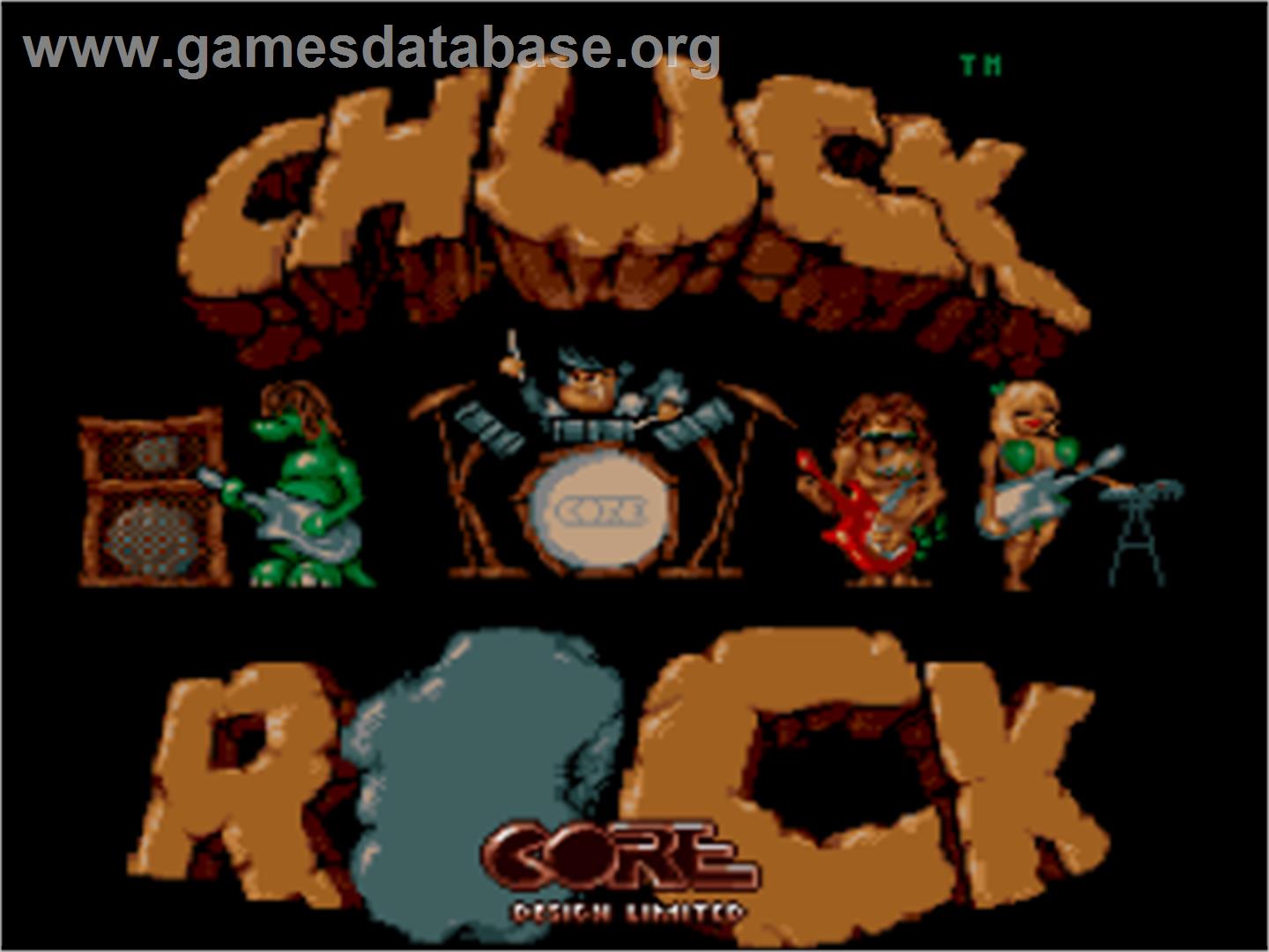Chuck Rock - Nintendo SNES - Artwork - Title Screen