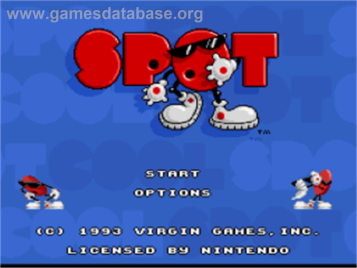 Cool Spot - Nintendo SNES - Artwork - Title Screen