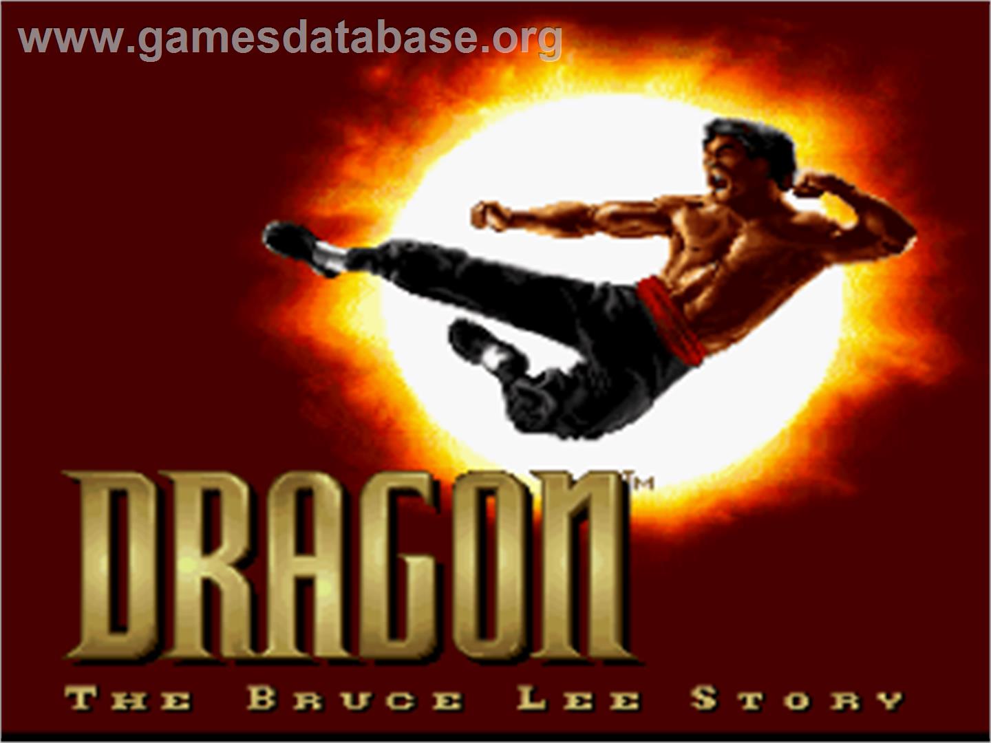 Dragon: The Bruce Lee Story - Nintendo SNES - Artwork - Title Screen