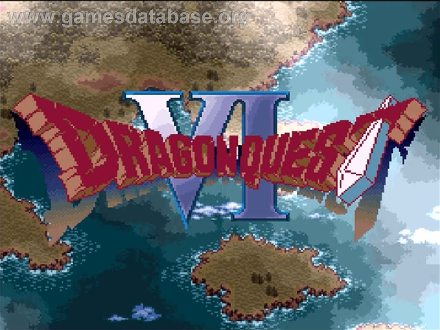Dragon Quest VI: Maboroshi no Daichi - Nintendo SNES - Artwork - Title Screen