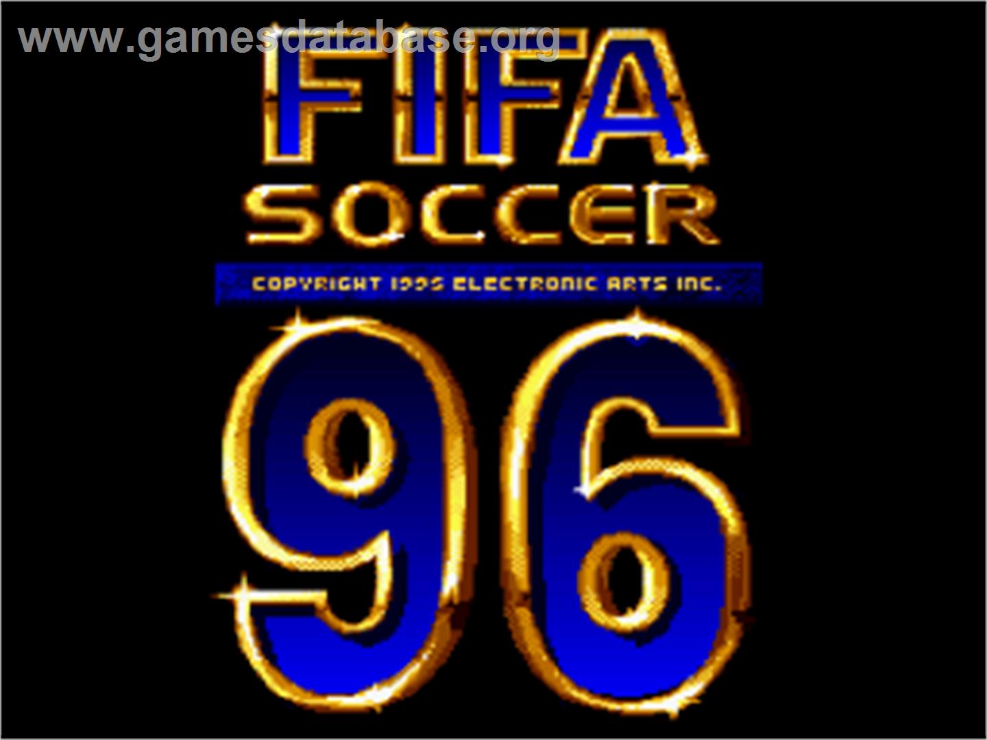 FIFA Soccer 96 - Nintendo SNES - Artwork - Title Screen