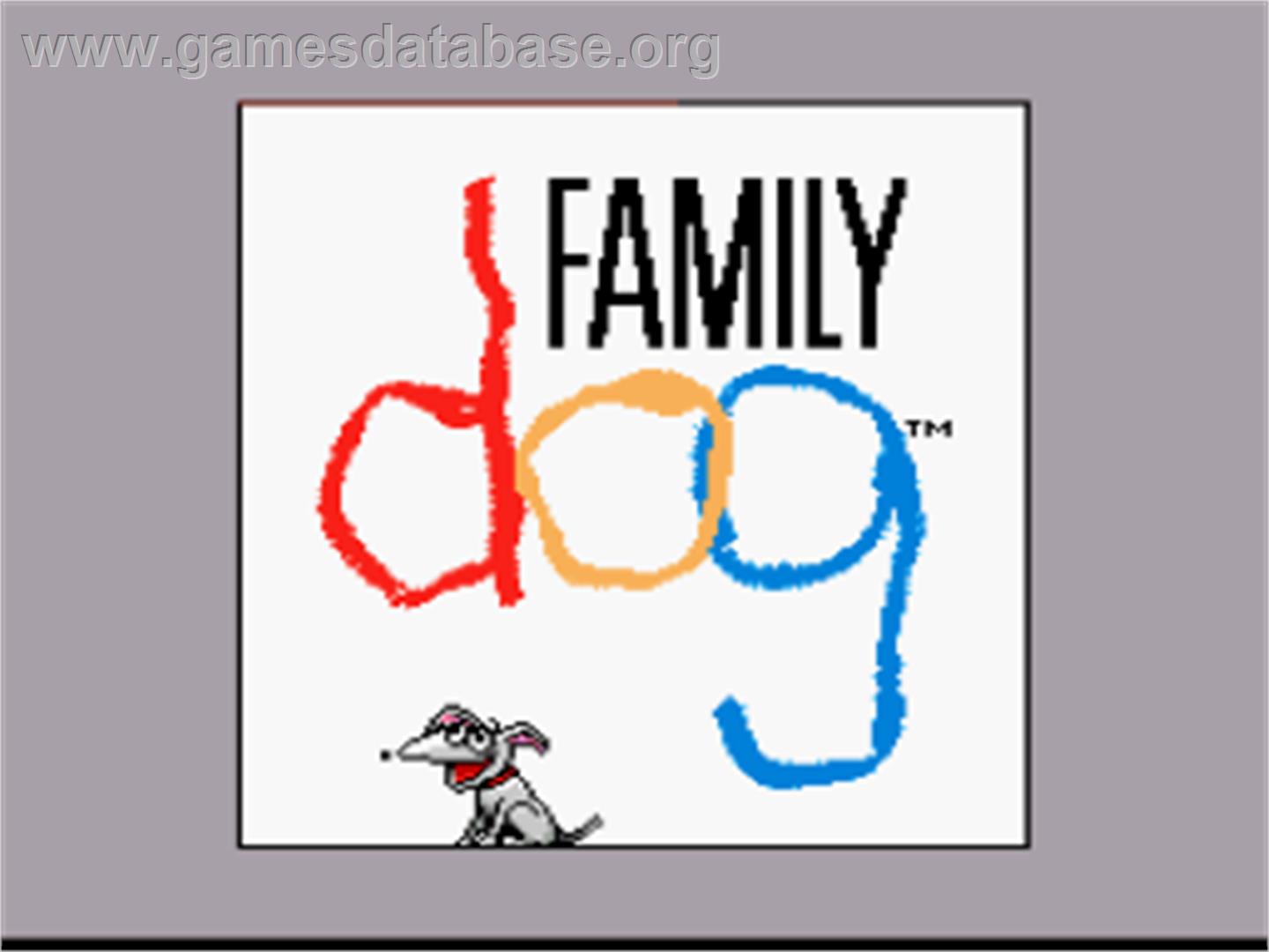 Family Dog - Nintendo SNES - Artwork - Title Screen