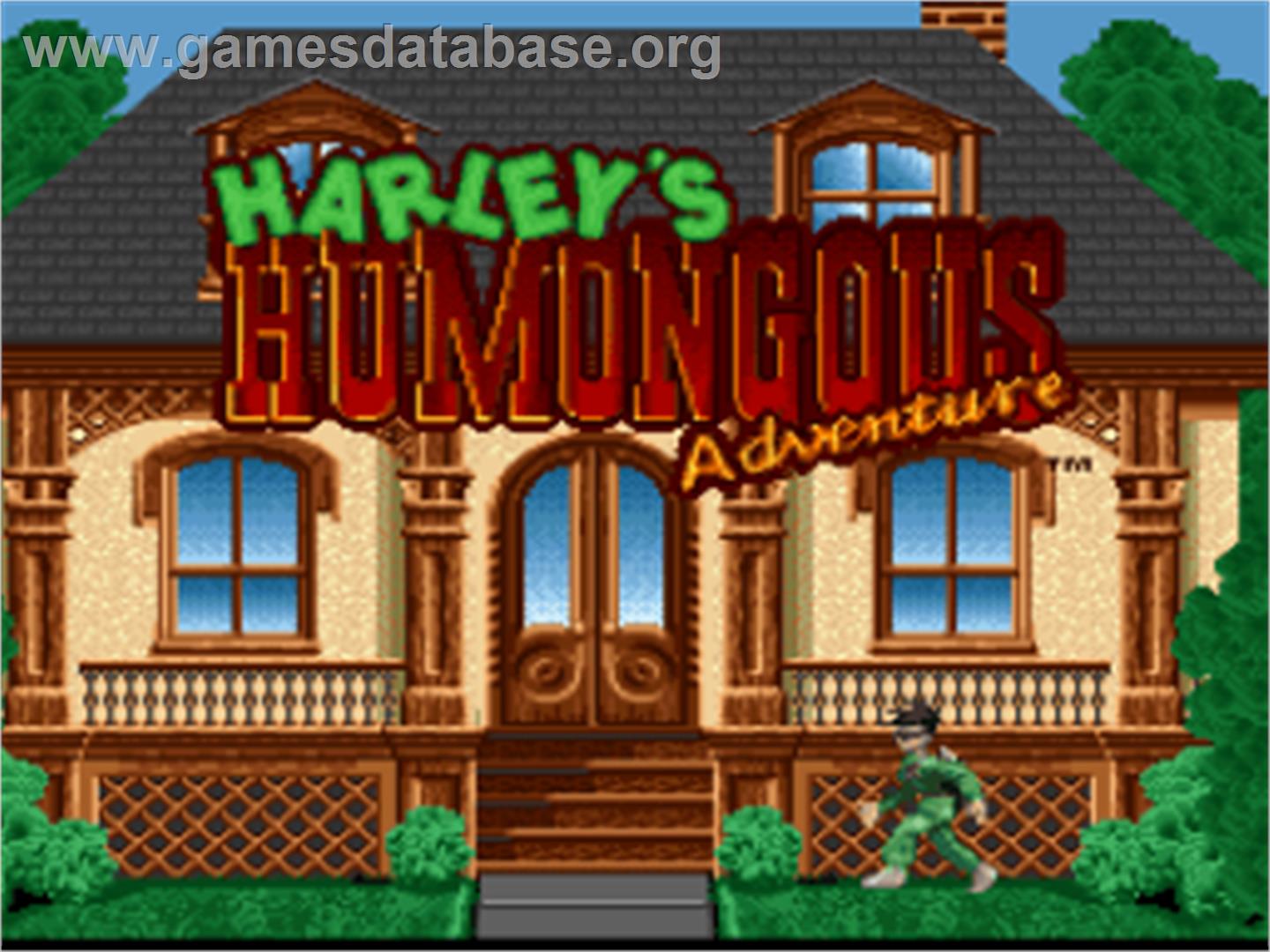 Harley's Humongous Adventure - Nintendo SNES - Artwork - Title Screen