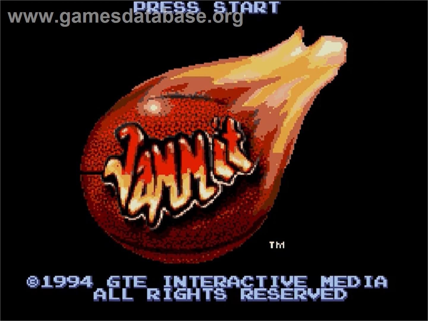 Jammit - Nintendo SNES - Artwork - Title Screen