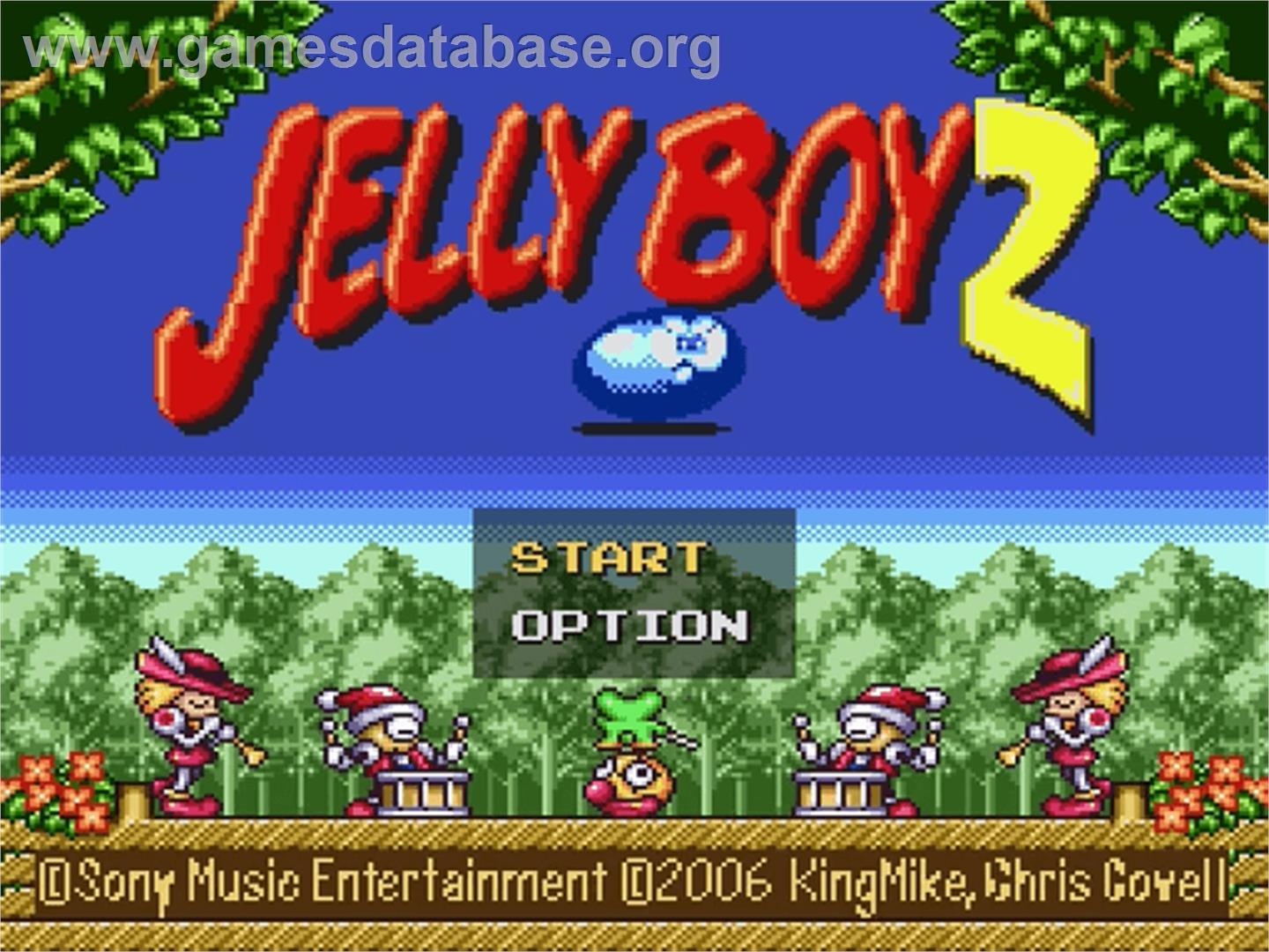 Jelly Boy 2 - Nintendo SNES - Artwork - Title Screen