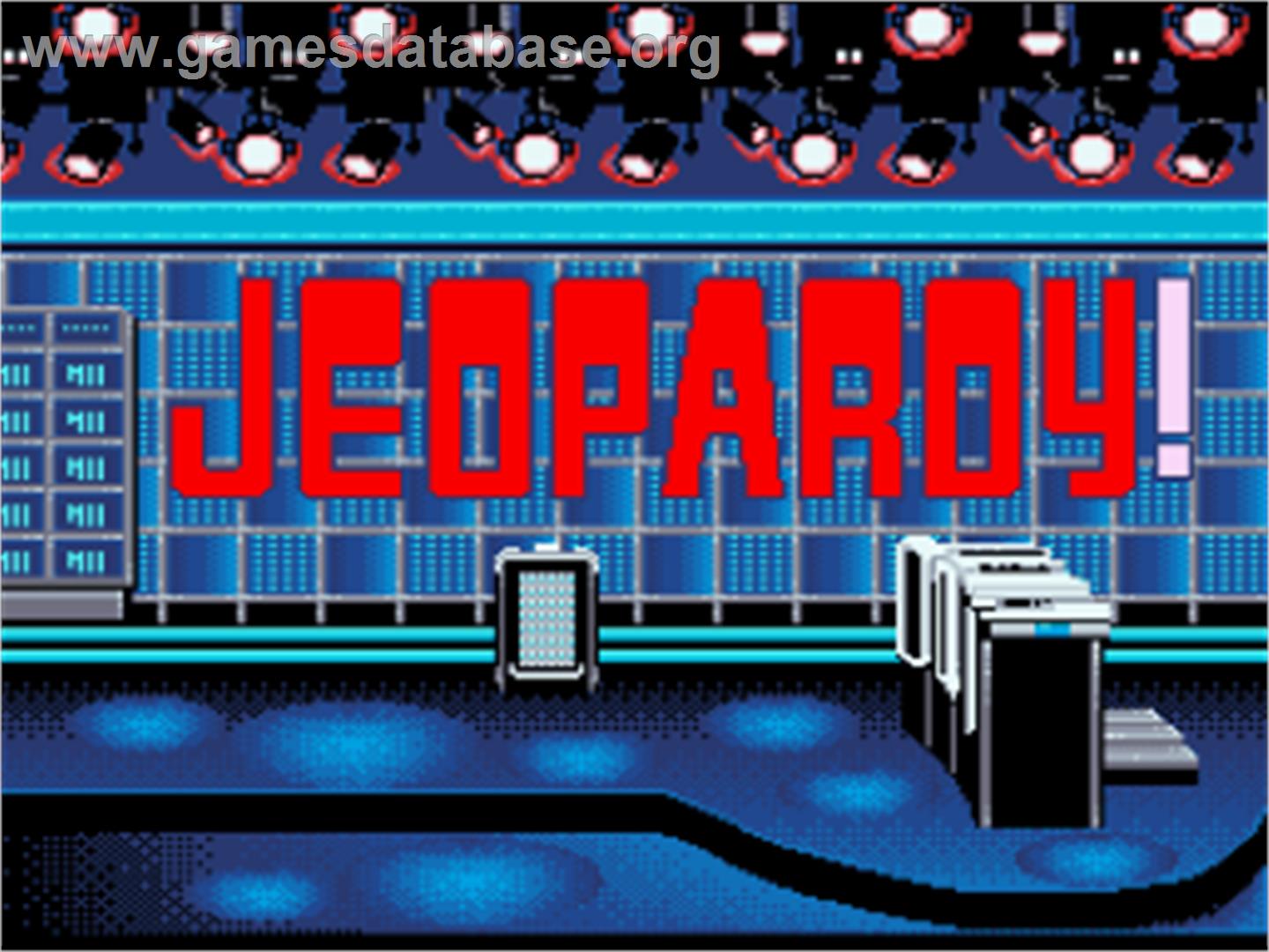 Jeopardy! - Nintendo SNES - Artwork - Title Screen