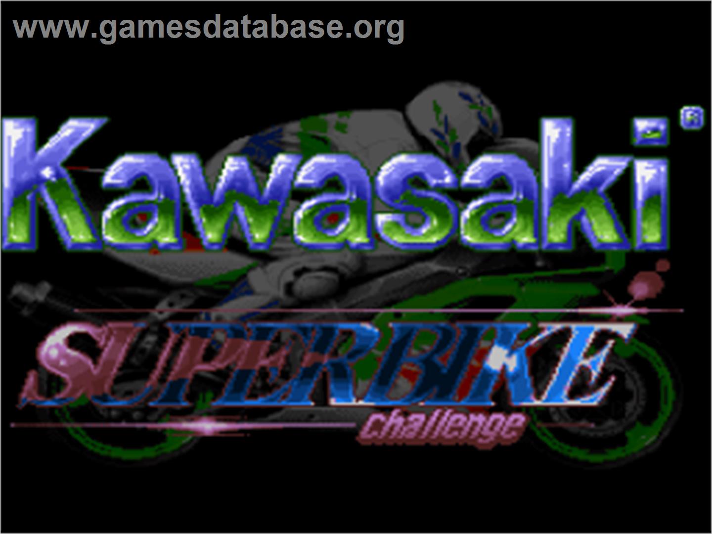 Kawasaki Superbike Challenge - Nintendo SNES - Artwork - Title Screen