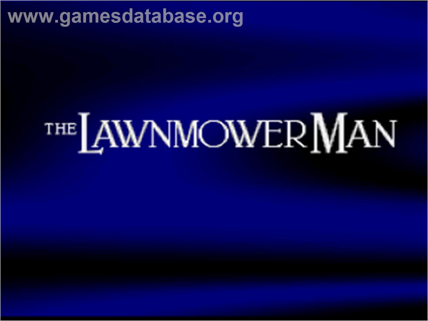 Lawnmower Man, The - Nintendo SNES - Artwork - Title Screen