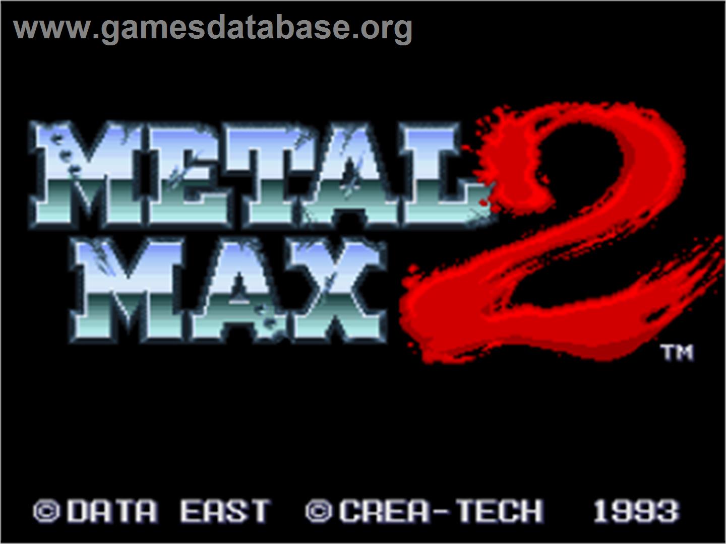 Metal Max 2 - Nintendo SNES - Artwork - Title Screen