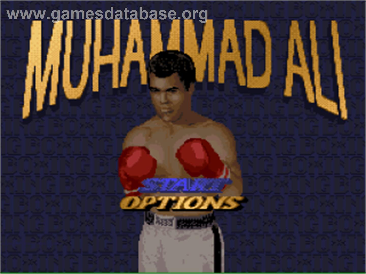 Muhammad Ali Heavyweight Boxing - Nintendo SNES - Artwork - Title Screen
