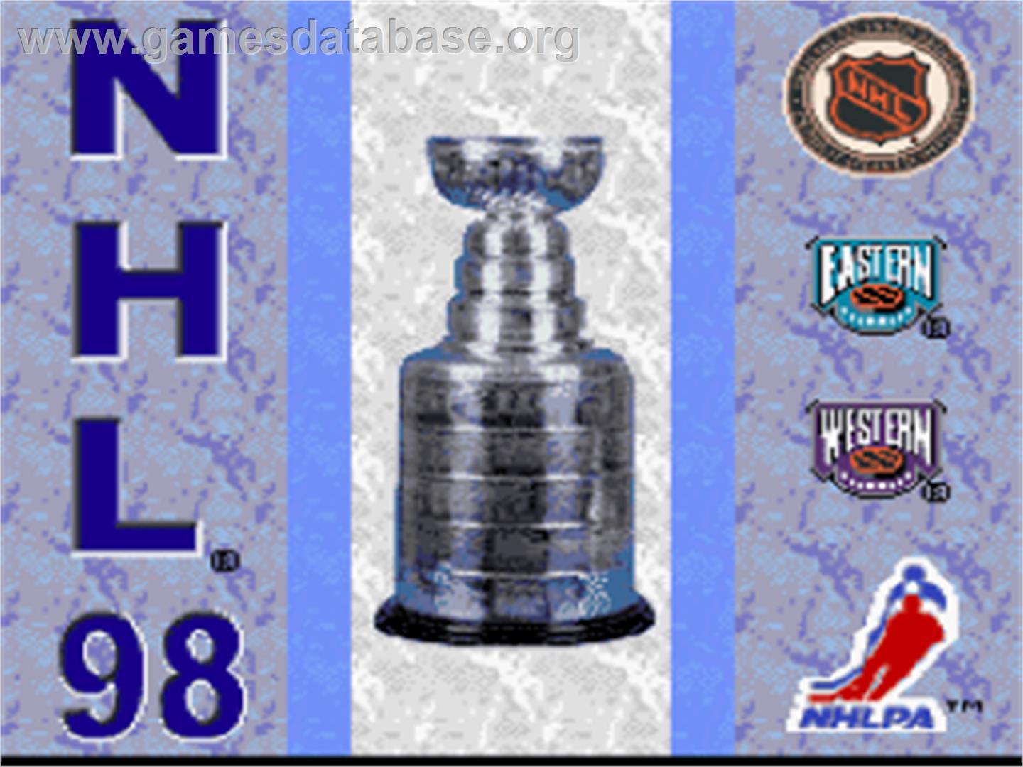 NHL '98 - Nintendo SNES - Artwork - Title Screen