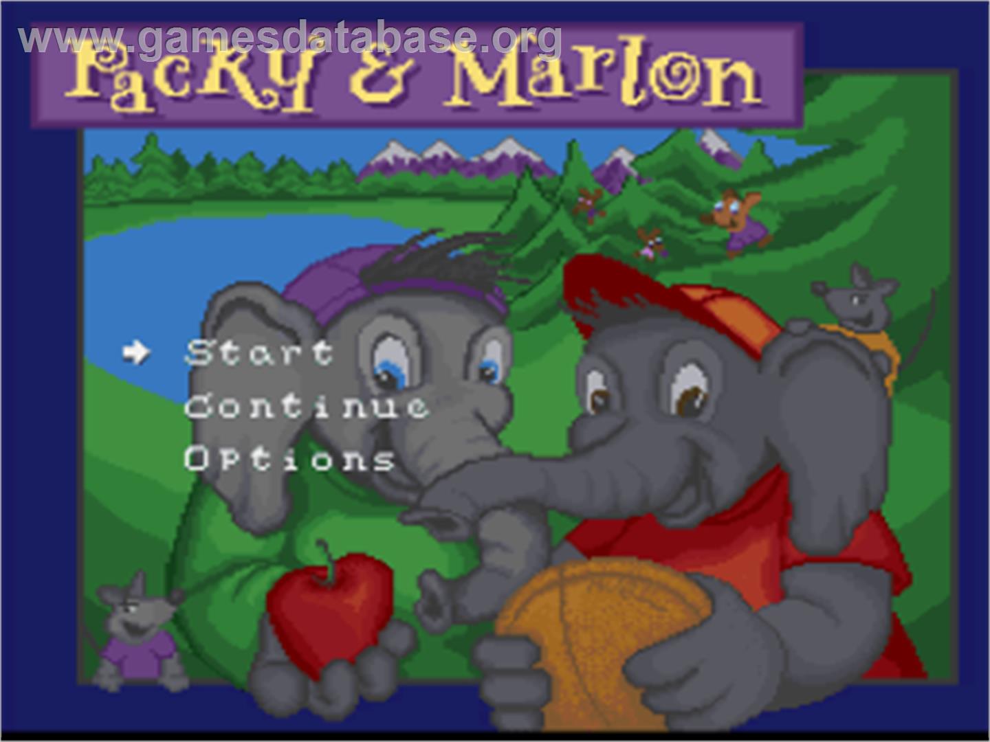 Packy And Marlon - Nintendo SNES - Artwork - Title Screen