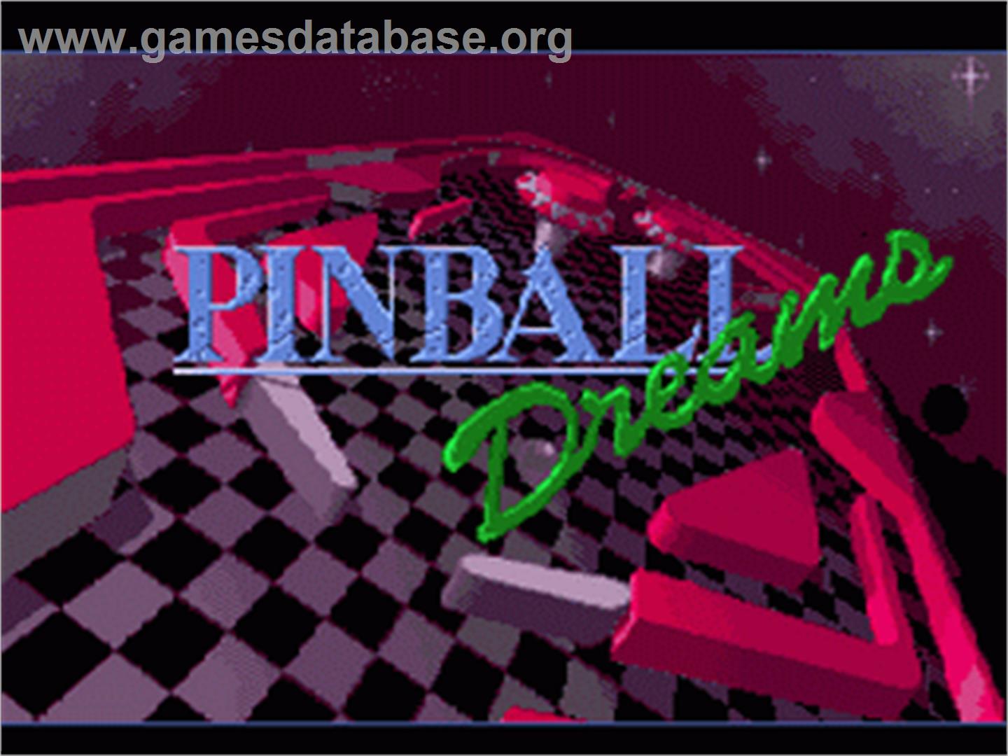 Pinball Dreams - Nintendo SNES - Artwork - Title Screen