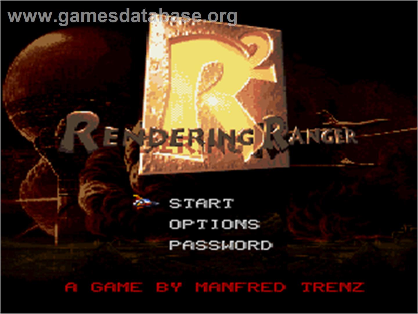 Rendering Ranger R2 - Nintendo SNES - Artwork - Title Screen