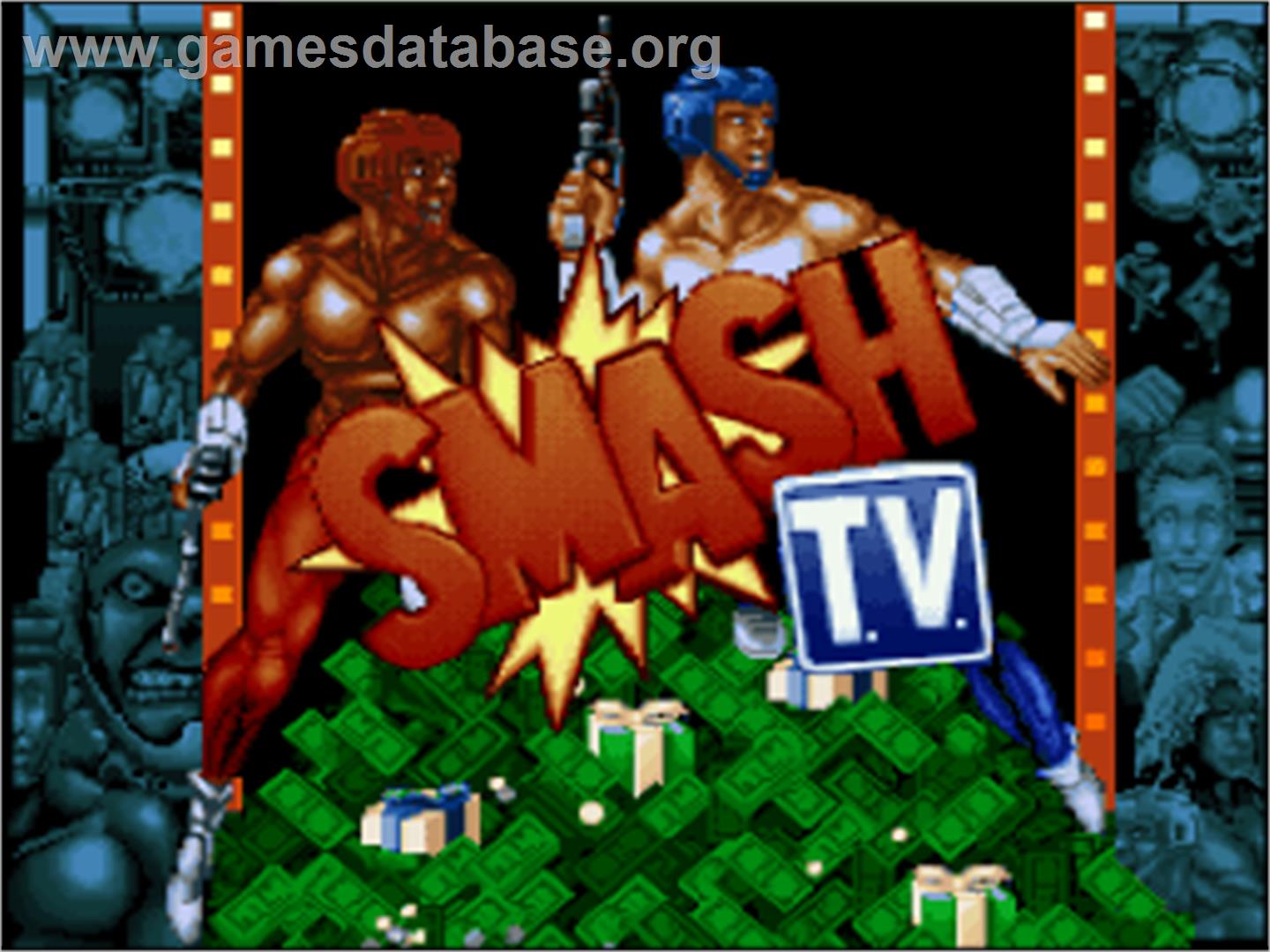 Smash T.V. - Nintendo SNES - Artwork - Title Screen