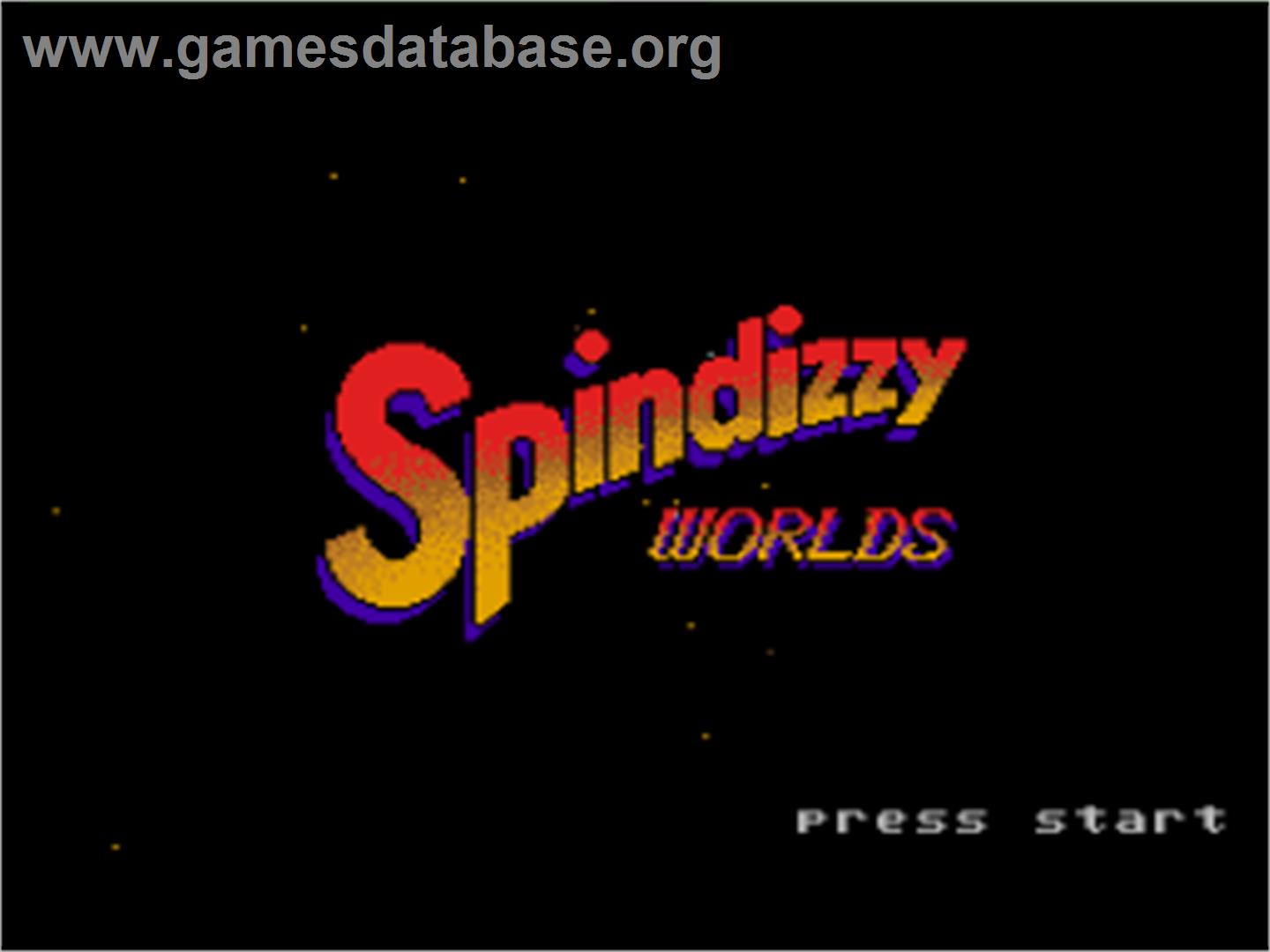 Spindizzy Worlds - Nintendo SNES - Artwork - Title Screen