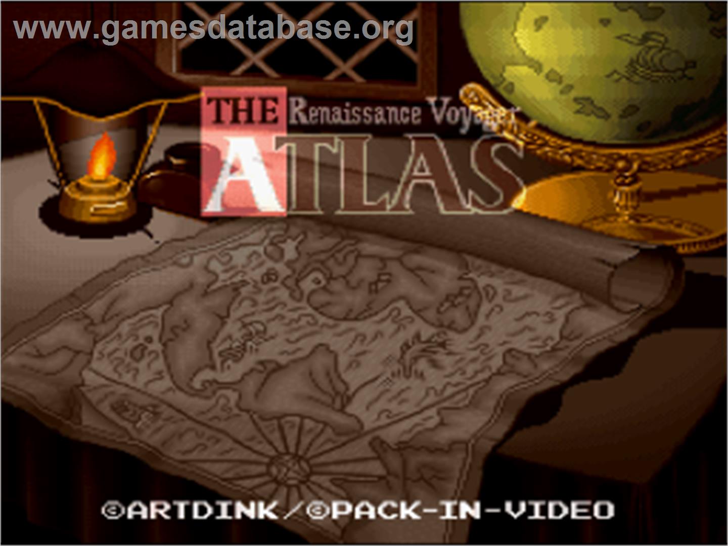 The Atlas: Renaissance Voyager - Nintendo SNES - Artwork - Title Screen