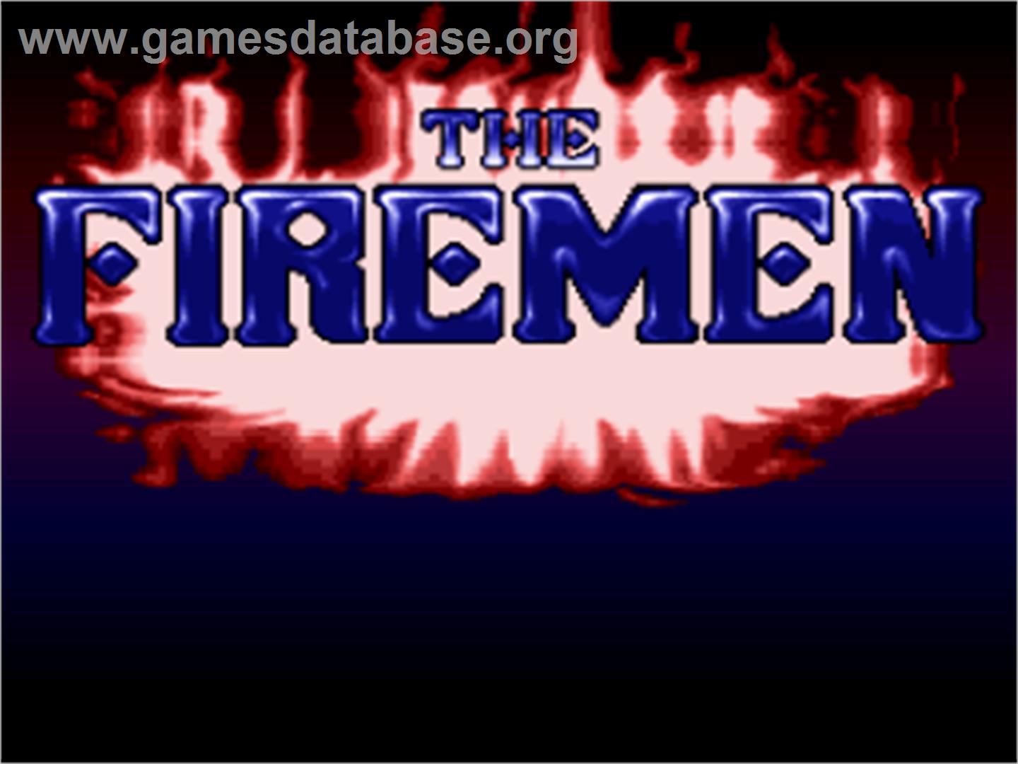 The Firemen - Nintendo SNES - Artwork - Title Screen