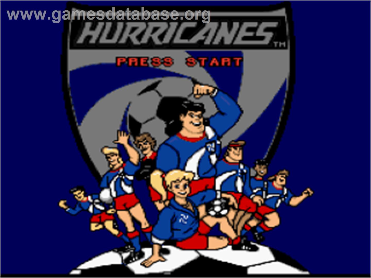The Hurricanes - Nintendo SNES - Artwork - Title Screen