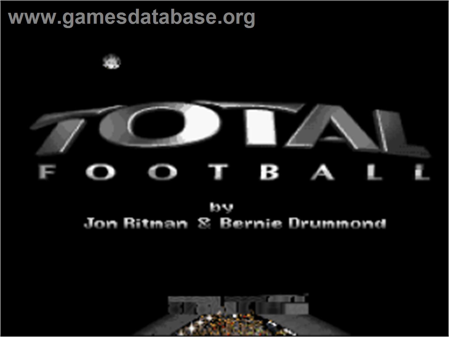 Total Football - Nintendo SNES - Artwork - Title Screen