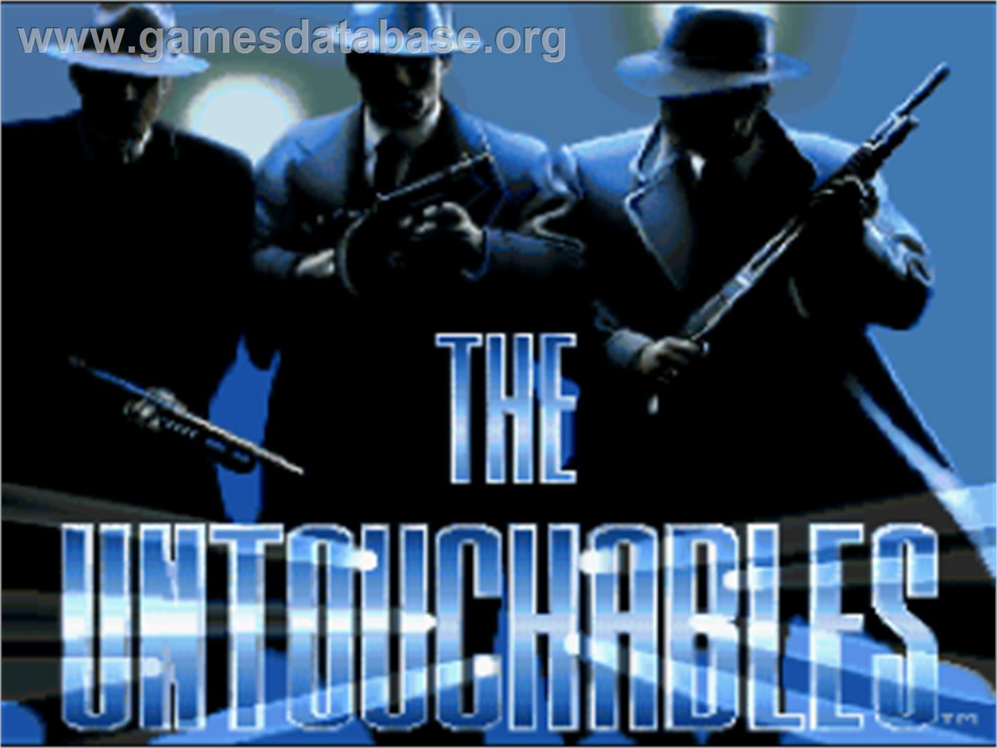 Untouchables, The - Nintendo SNES - Artwork - Title Screen