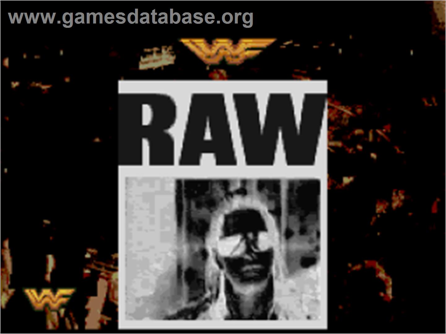WWF Raw - Nintendo SNES - Artwork - Title Screen
