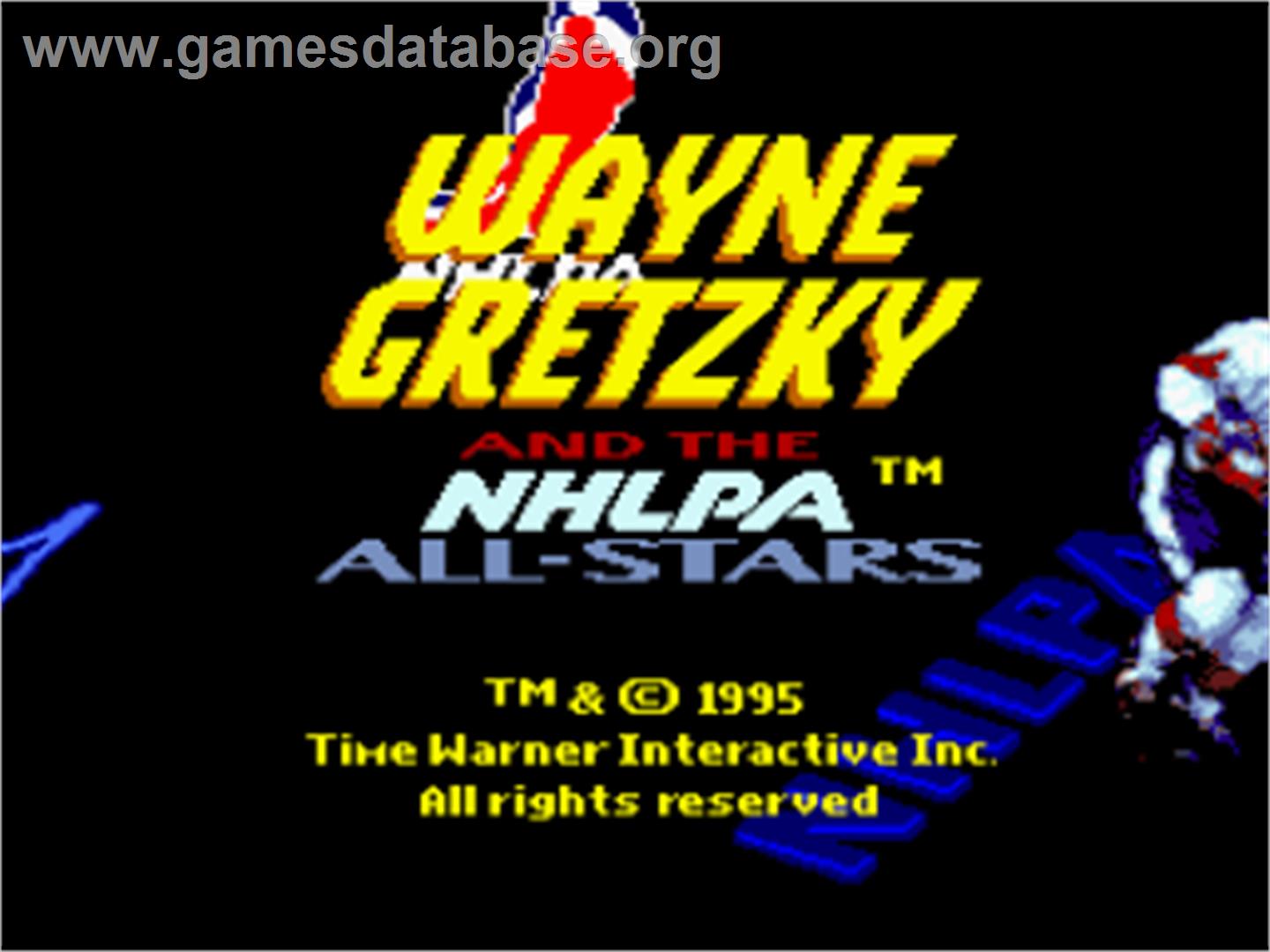 Wayne Gretzky And The Nhlpa All-stars - Nintendo SNES - Artwork - Title Screen