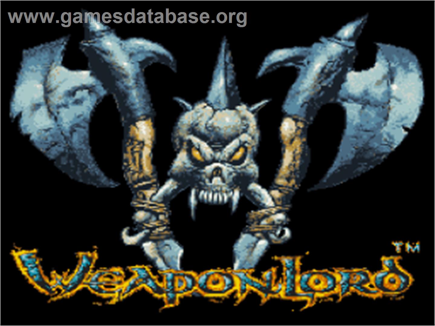 Weaponlord - Nintendo SNES - Artwork - Title Screen