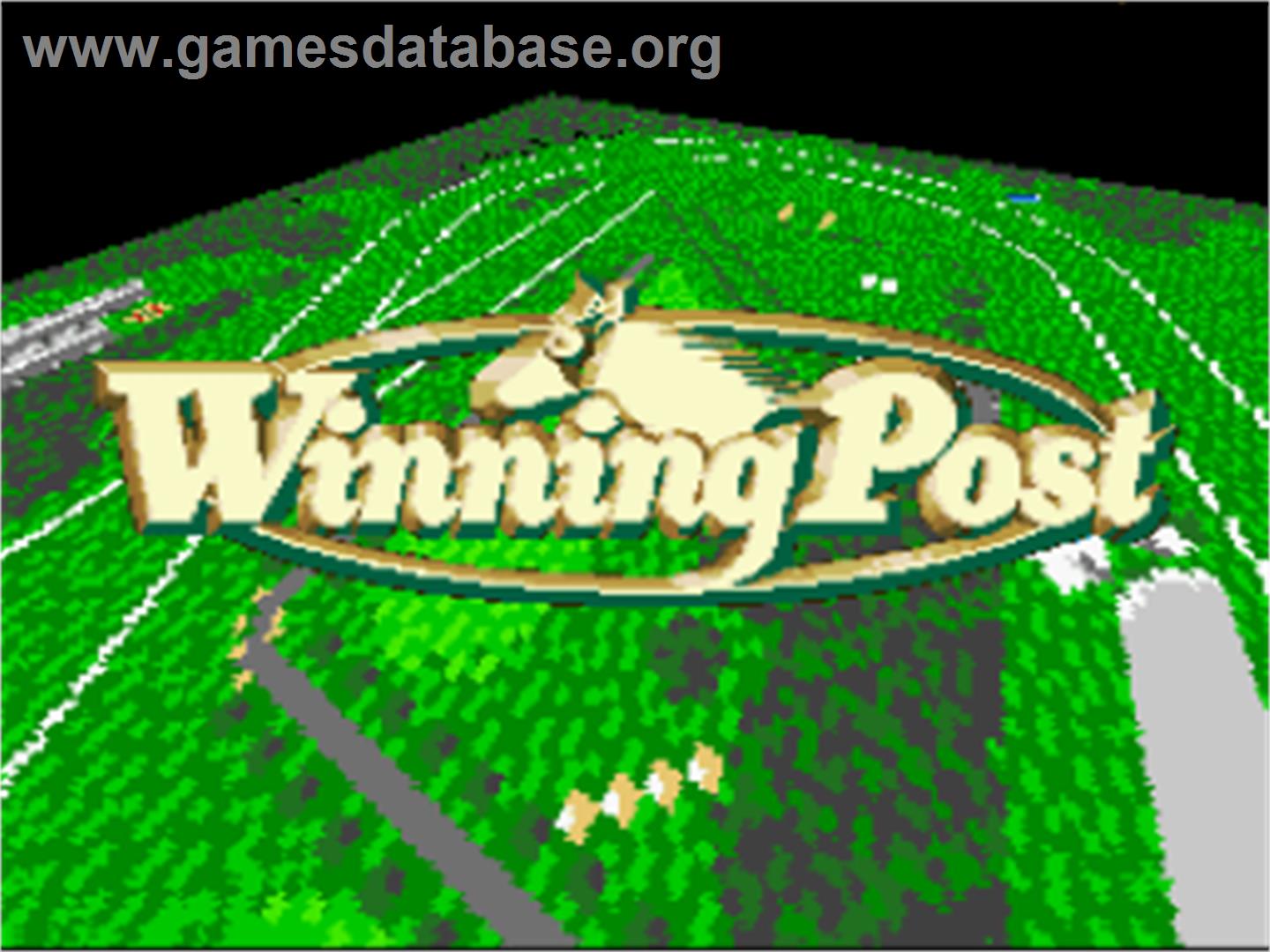 Winning Post - Nintendo SNES - Artwork - Title Screen
