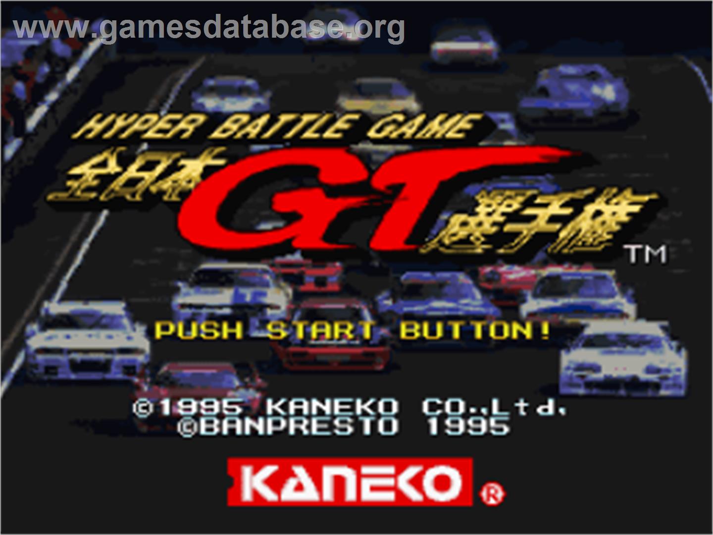 Zen Nippon Gt Senshuken - Nintendo SNES - Artwork - Title Screen