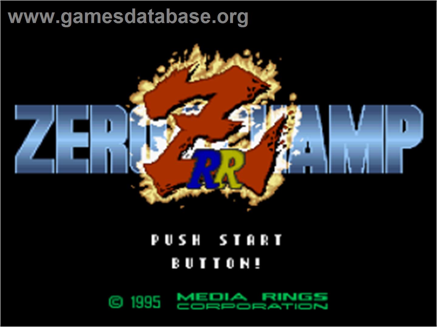 Zero 4 Champ Rr-z - Nintendo SNES - Artwork - Title Screen