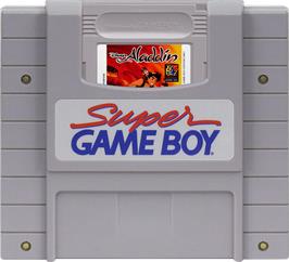 Cartridge artwork for Aladdin on the Nintendo Super Gameboy.