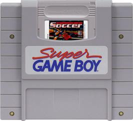 Cartridge artwork for Elite Soccer on the Nintendo Super Gameboy.